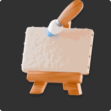 ImageSlide<b><span style="color: #FF5241;">Day 36</span><br>붓으로 그림 그리기</b>