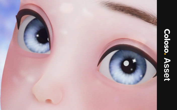 Lentes de ojo de la Vía Láctea estrellada en 3D