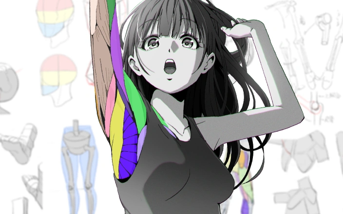 どんな角度からでも描けるようになる人物画練習ドリル
