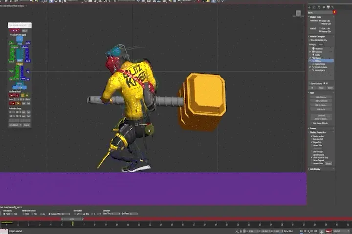 콜로소 3D 애니메이터 제이라이트 예제