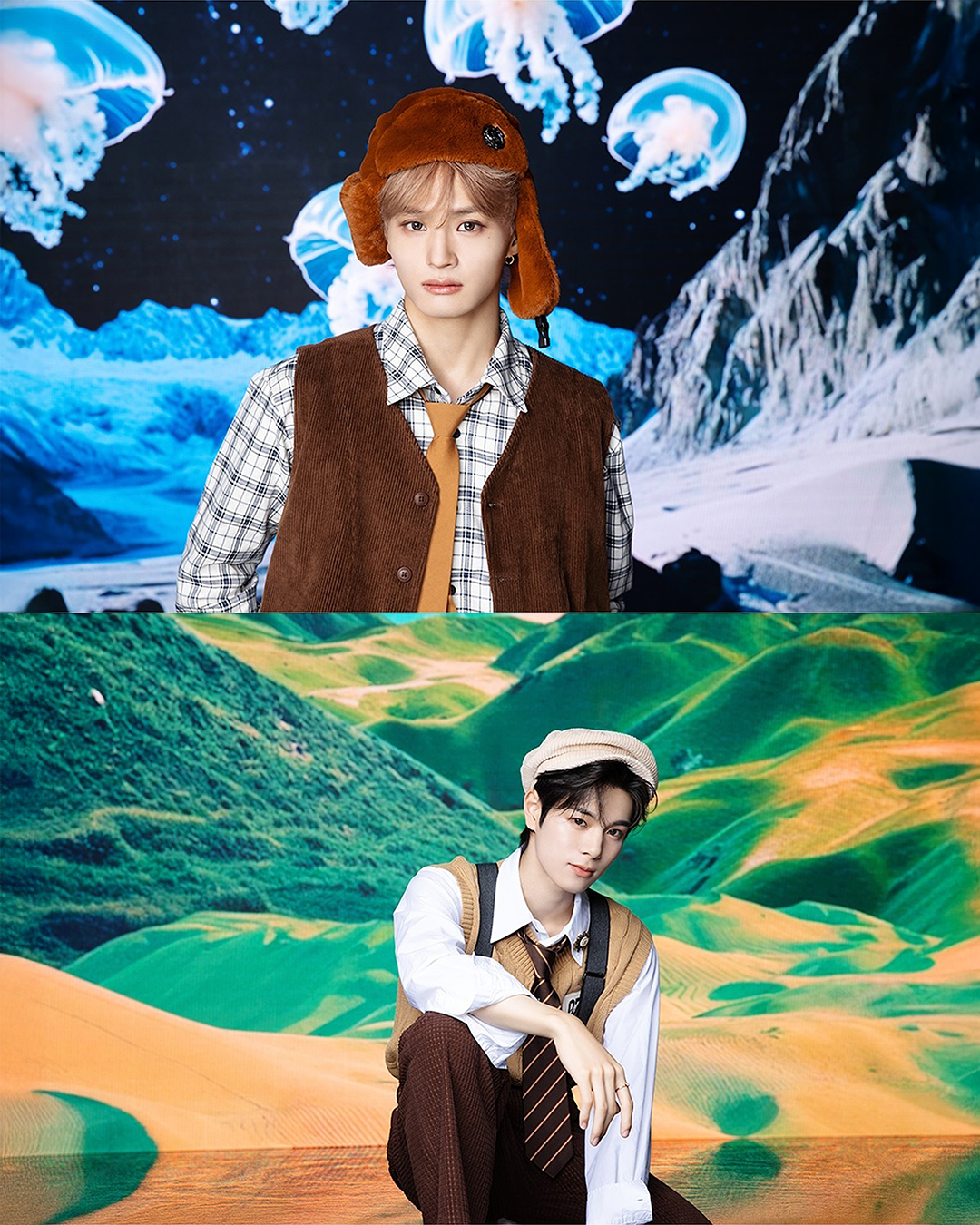 ImageSlide<font color=#ccc> <b>DXTEEN(디엑스틴) 4TH SINGLE [Level Up] 앨범 커버 & 컨셉 포토 배경 아트웍 (2024)</b></font>