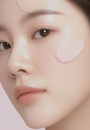 ImageSlide파운데이션의 발색샷
