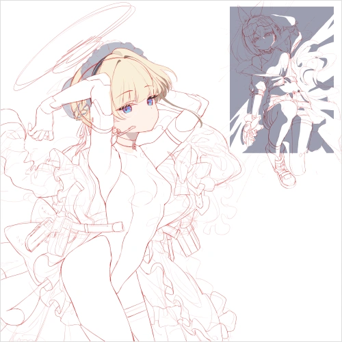 Coloso イラストレーター しわ