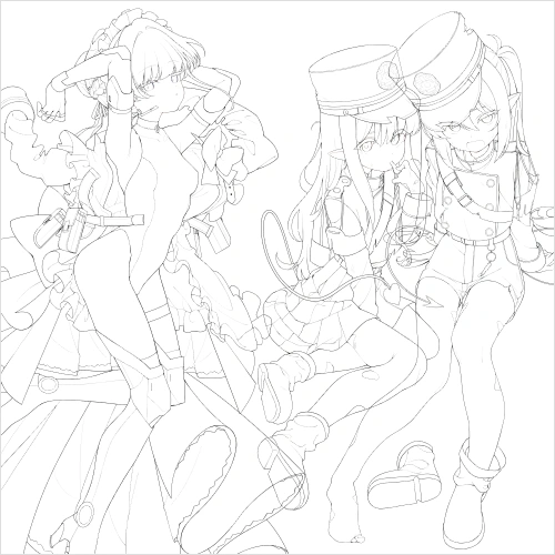 Coloso イラストレーター しわ