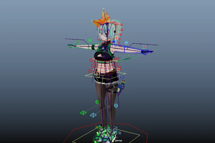 3D 리깅 아티스트 백훈