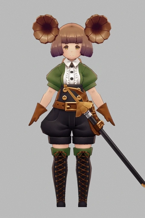 3DCGキャラクターモデラー 高部