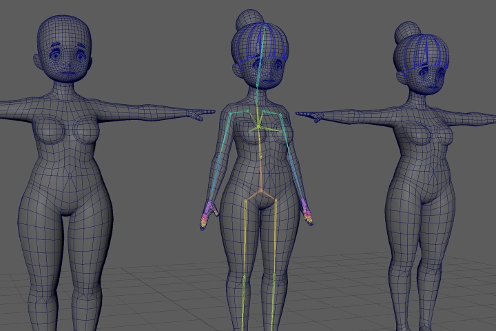 3DCGキャラクターモデラー 高部