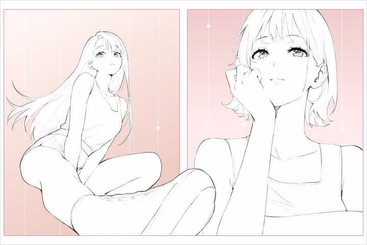 Coloso イラストレーター Kinty&OKAZU 例題
