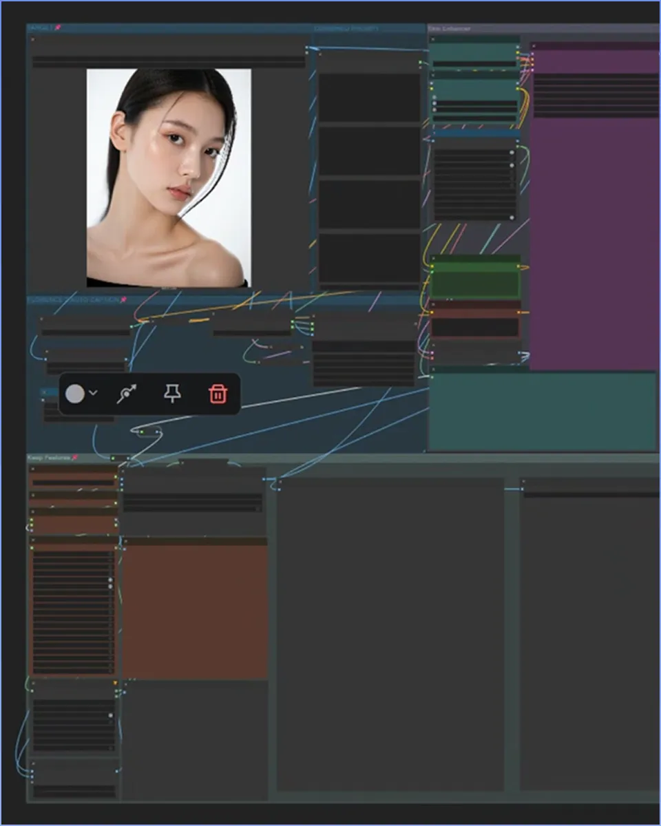 ImageSlide 피부 톤 베리에이션 Workflow
