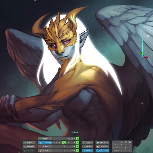 Spine2D Animator,  Vrihedd