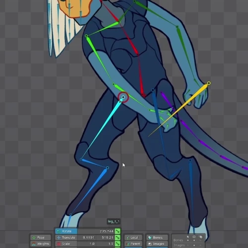 Spine2D Animator,  Vrihedd