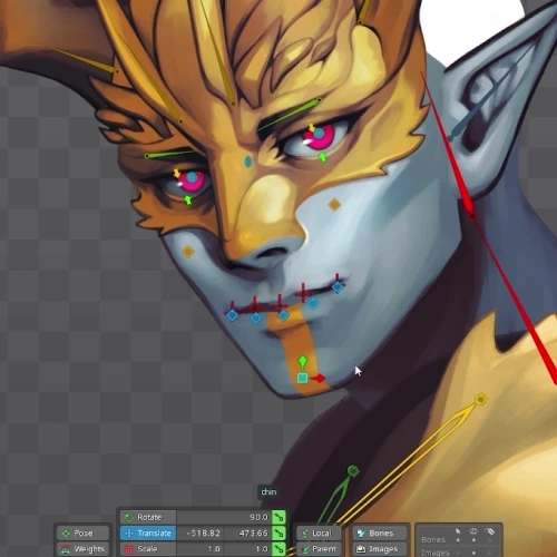 Spine2D Animator,  Vrihedd
