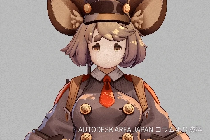 3DCGキャラクターモデラー 高部