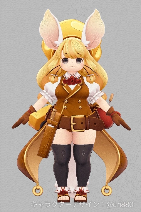 3DCGキャラクターモデラー 高部