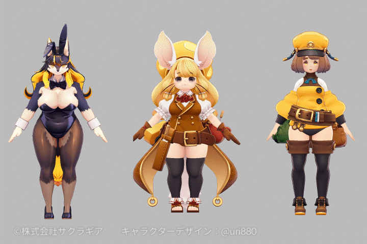 3DCGキャラクターモデラー 高部