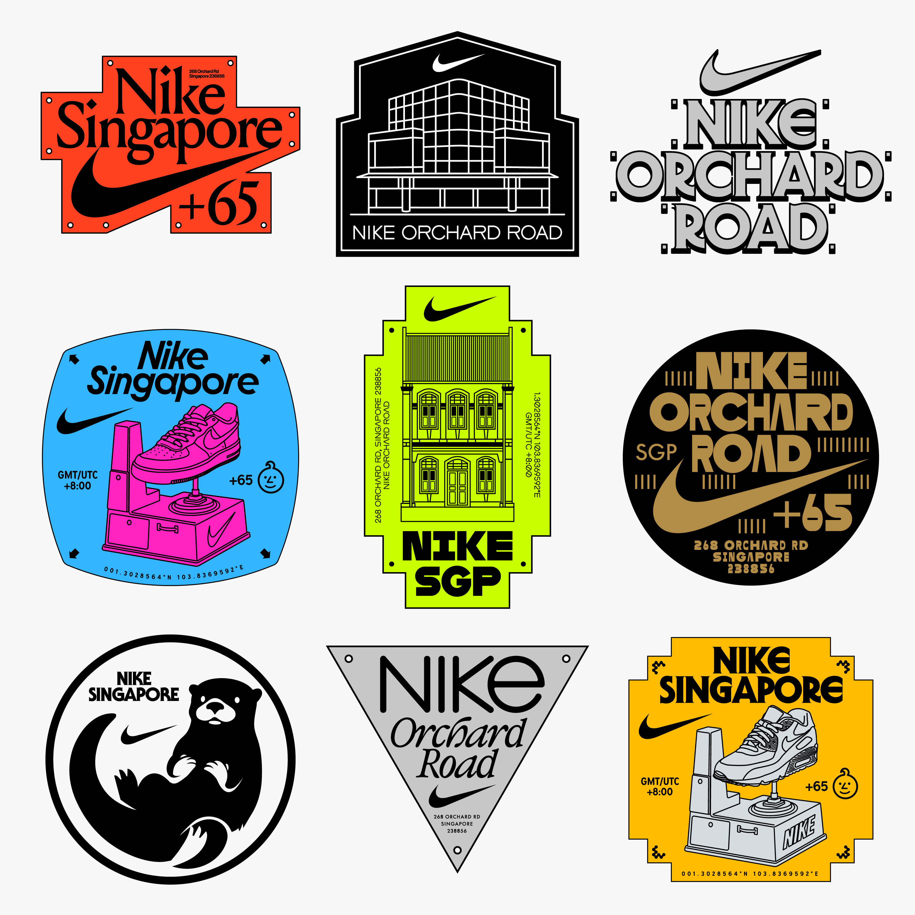 나이키 싱가포르 오차드 로드 플래그십 스토어를 위한 Nike By You 커스텀 그래픽 일부, 2024 (1).png