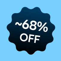 ~68％割引