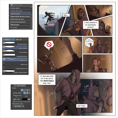 Comic Artist, MAF