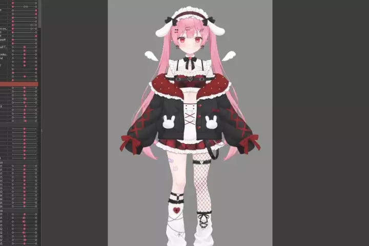 Live2Dモデラー めてねぇ