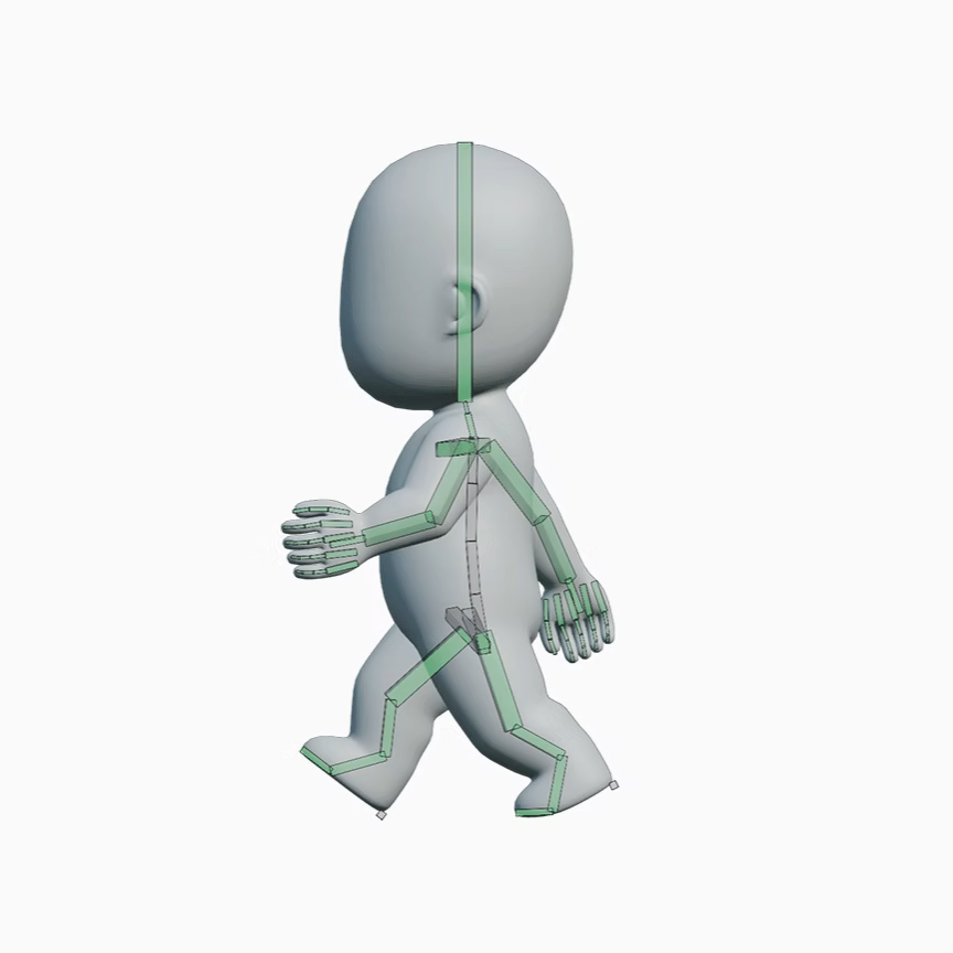 ImageSlide<center> <span style = "font-size:20px; "><b>워크 사이클 애니메이션</b> </span><br> Walk Cycle Animation </center>