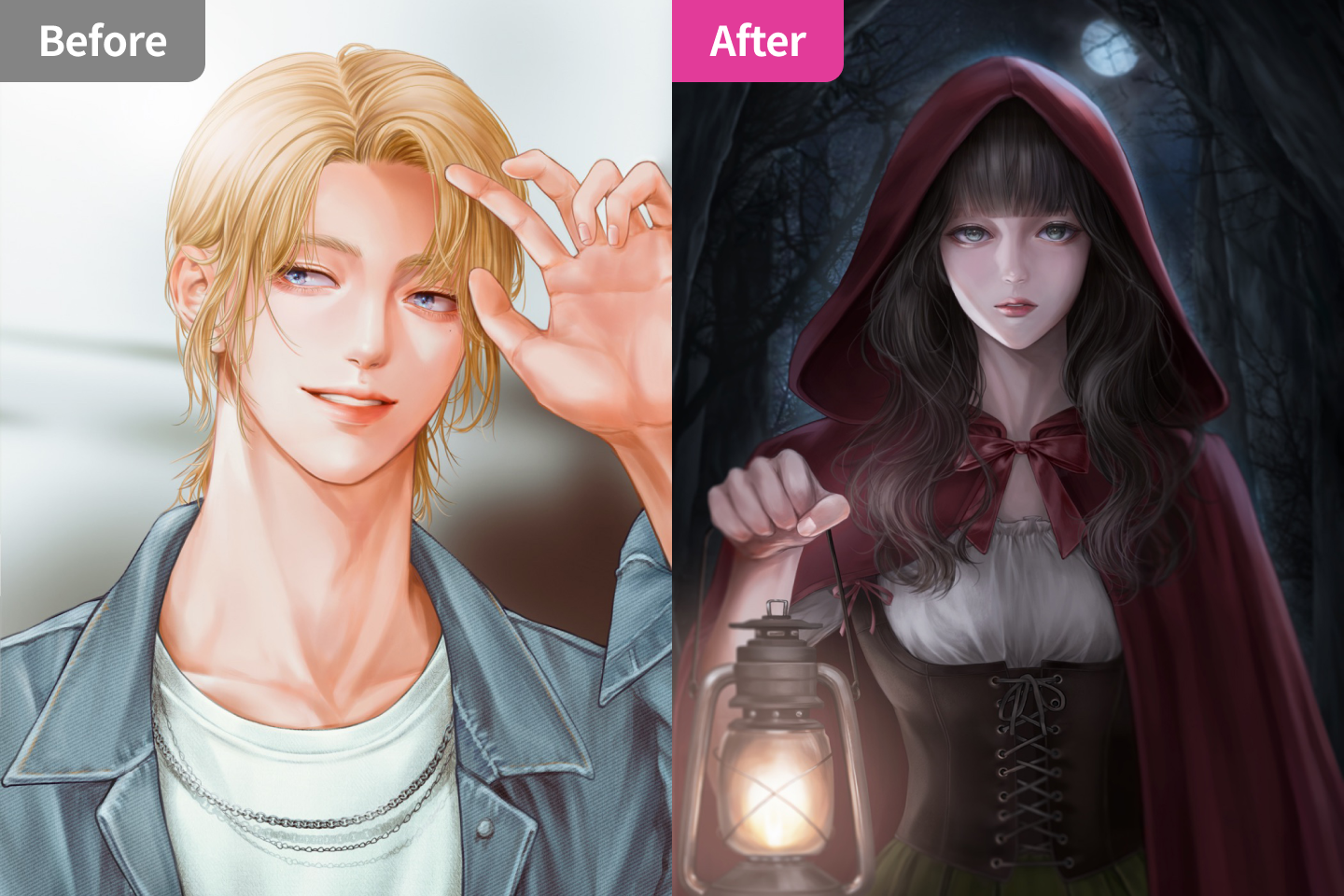 Illustrator, lika