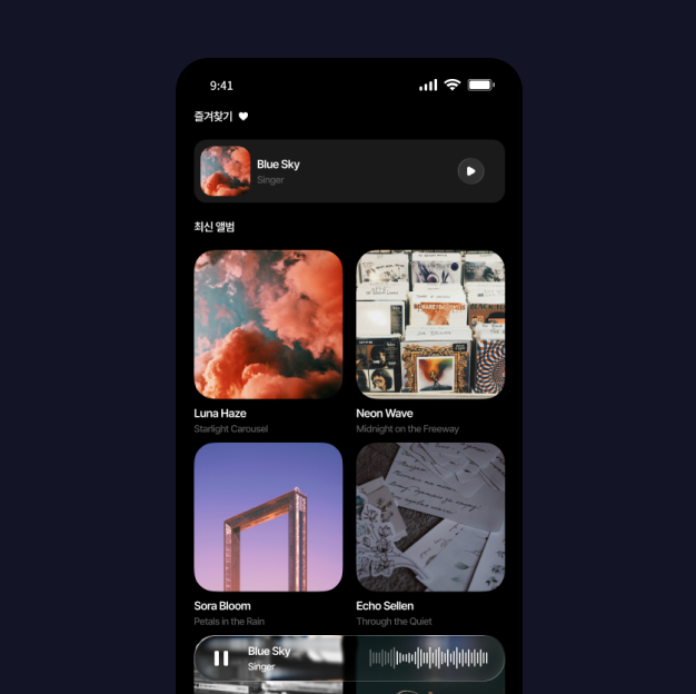 ImageSlide<center><span style="color:#fff;">콘텐츠 목록 UI 제작</span></center>