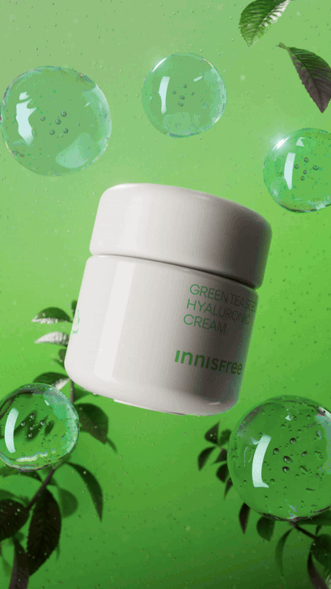 ImageSlide<span style="color:#fff;"><b>INNISFREE</b> 'GREEN TEA SERUM & CREAM' 3D Video & Visual © 2024 AMORE PACIFIC</span>