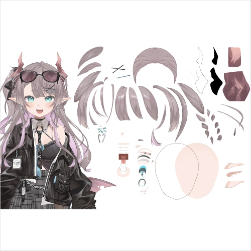 Vtuberキャラクター創作を始めるためのパーツ分離ガイド