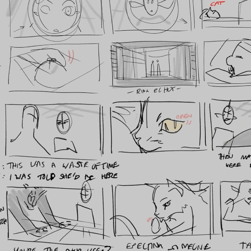 Storyboard Artist, Cas Vincent exercises