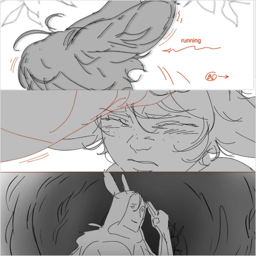 Storyboard Artist, Cas Vincent exercises