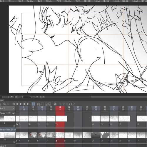 Storyboard Artist, Cas Vincent exercises