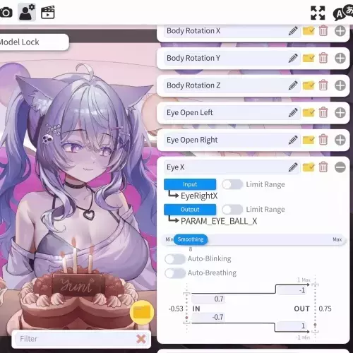 Live2D Animator, Chaos Vermillion exercises