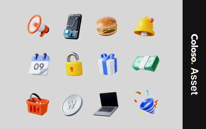 대중적으로 많이 사용하는 아이콘 21종