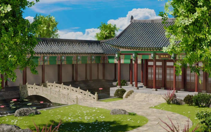 기초부터 단계별로 성장하는 블렌더 배경 씬 제작 풀 파이프라인