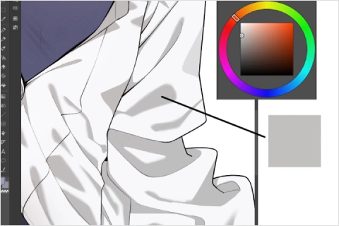 Finding the Right Colors for Line Art