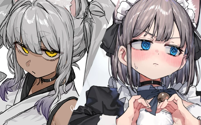色塗り×構図で印象づけるキャラクター描画術