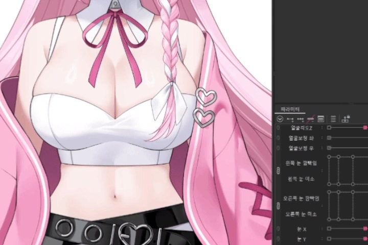Live2D 아티스트 모무꼬, 피니	강의예제