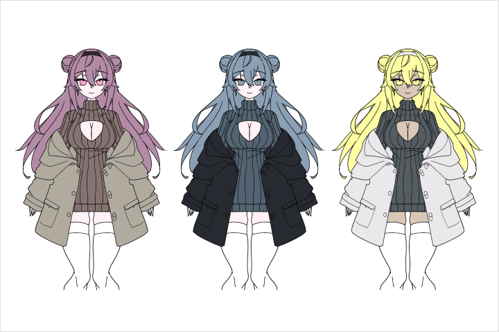 Live2D 아티스트 모무꼬, 피니	강의예제