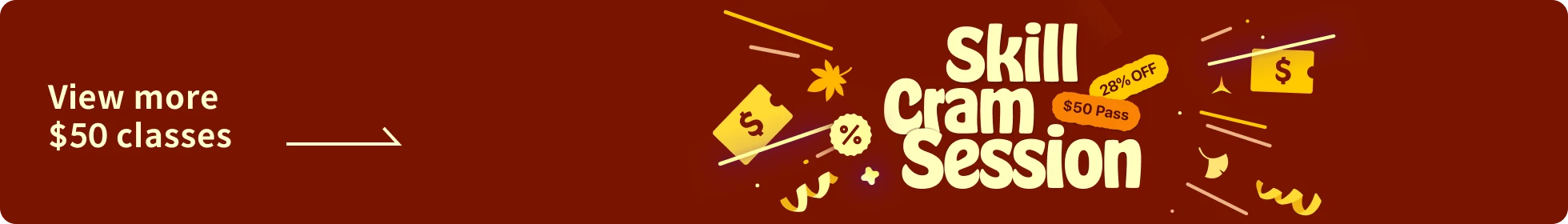 Skill Cram Session banner