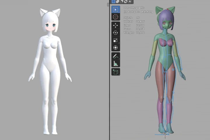 3DCGモデラー ふさこ