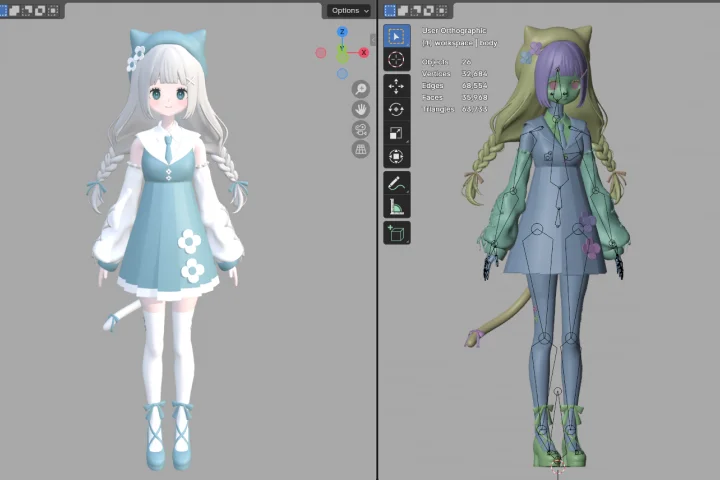3DCGモデラー ふさこ