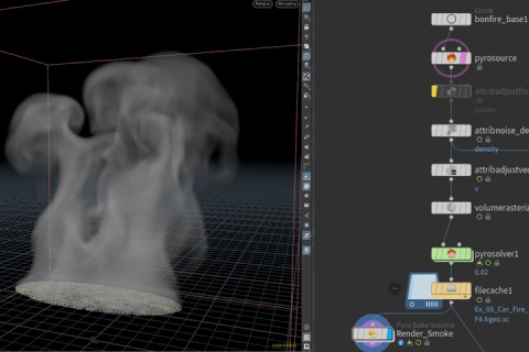 <p><strong>Easily Understand Houdini Pyro Simulations</strong></p>
