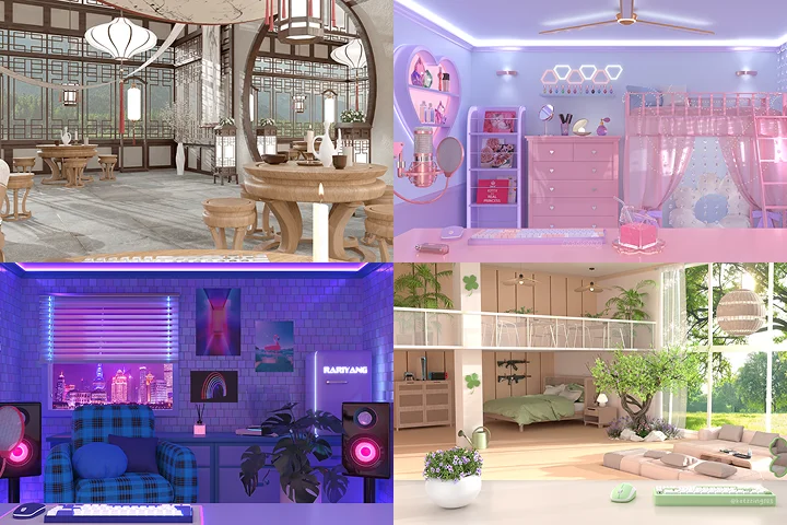3D 버추얼 배경 아티스트 , 캇찡