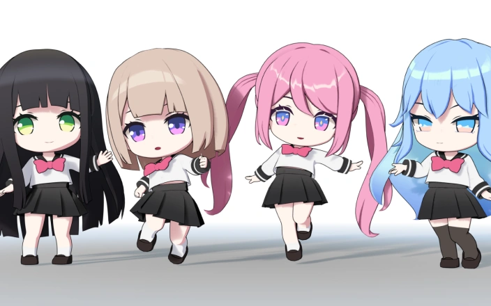 可愛いSDで挑戦するBlenderキャラクターモデリングチャレンジ