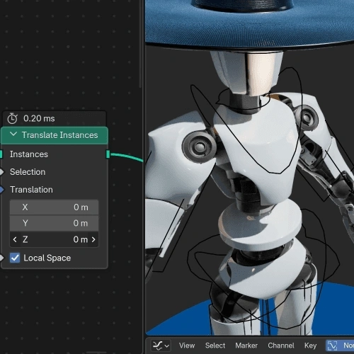 <p>체계적으로 컨트롤하는 복잡한 메카닉 변신 씬 완성</p>