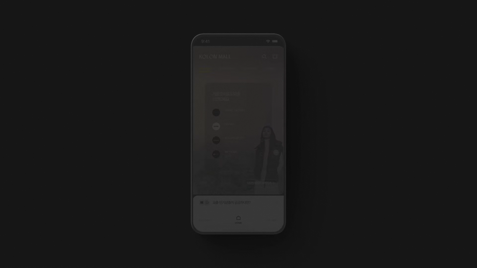 ImageSlide<b>새로운 디지털 경험을 선사하는 메인 영역 개발  </b>