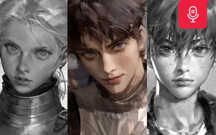 [吹き替え]惹かれる顔が描ける！安定した形＆明暗の表現