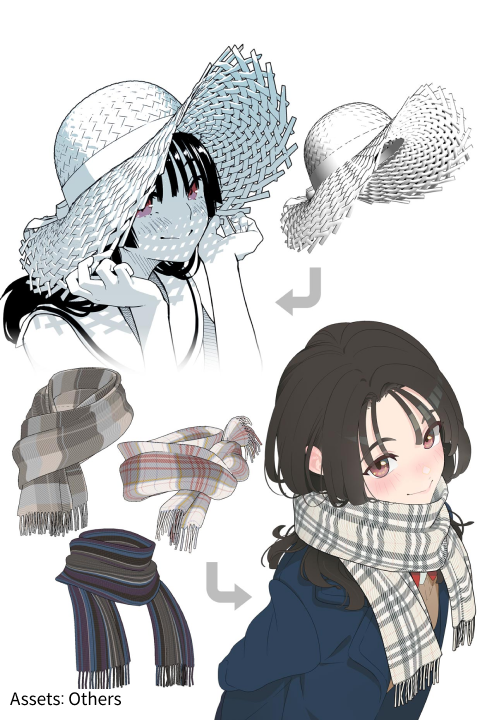 Cartoonist, Shiomiya portfolio