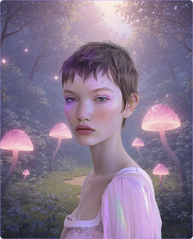 ImageSlide<span style="color:#555;"> <b>STEP 2.</b> 인물 생성 및 합성</span>