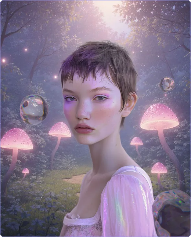 ImageSlide<span style="color:#555;"> <b>STEP 3.</b> C4D로 물방울 추가</span>